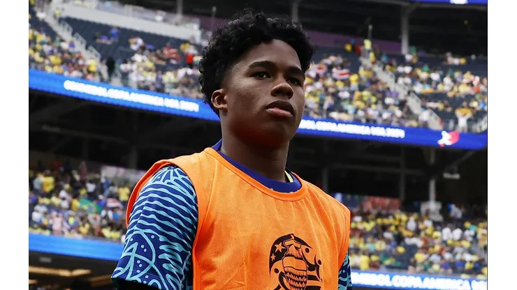 Endrick deve deixar o Real Madrid e tem destino definido na Premier League pelos ingleses. (Photo by Buda Mendes/Getty Images)