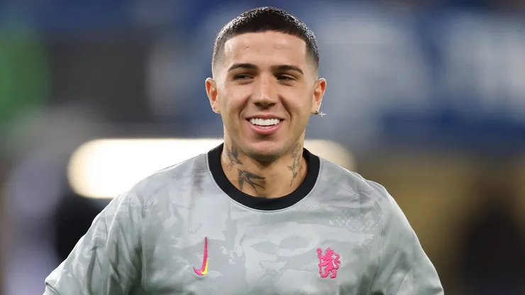 Enzo Fernández, do Chelsea, é alvo do Real Madrid. foto: IMAGO / Pro Sports Images