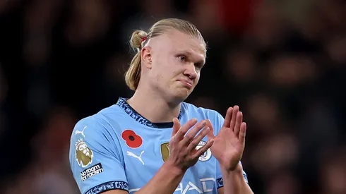 Haaland tem desempenho insano no Manchester City. Foto: Alex Pantling/Getty Images