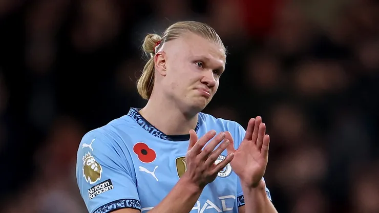 Haaland tem desempenho insano no Manchester City. Foto: Alex Pantling/Getty Images