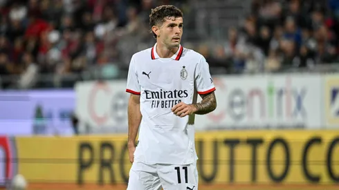 Christian Pulisic em partida pelo Milan