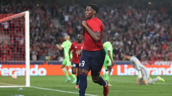 Jonathan&nbsp;David em partida pelo Lille (Photo by Lars Baron/Getty Images)