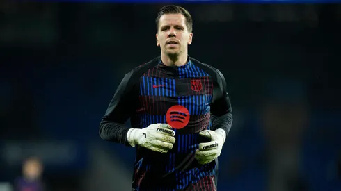 Wojciech Szczęsny com a camisa do Barcelona