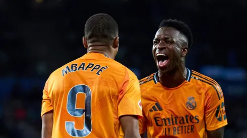 Vini Jr e Mbappé comemoram novo reforço.