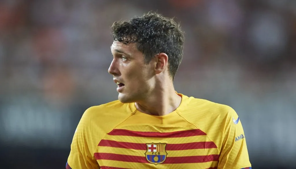 Andreas Christensen em campo pelo Barcelona durante uma partida da La Liga (IMAGO SOPA Images)