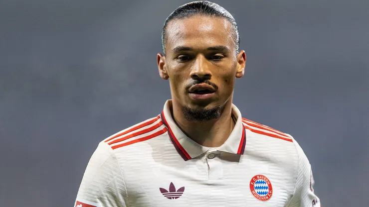 Leroy Sané em partida pelo Bayern de Munique