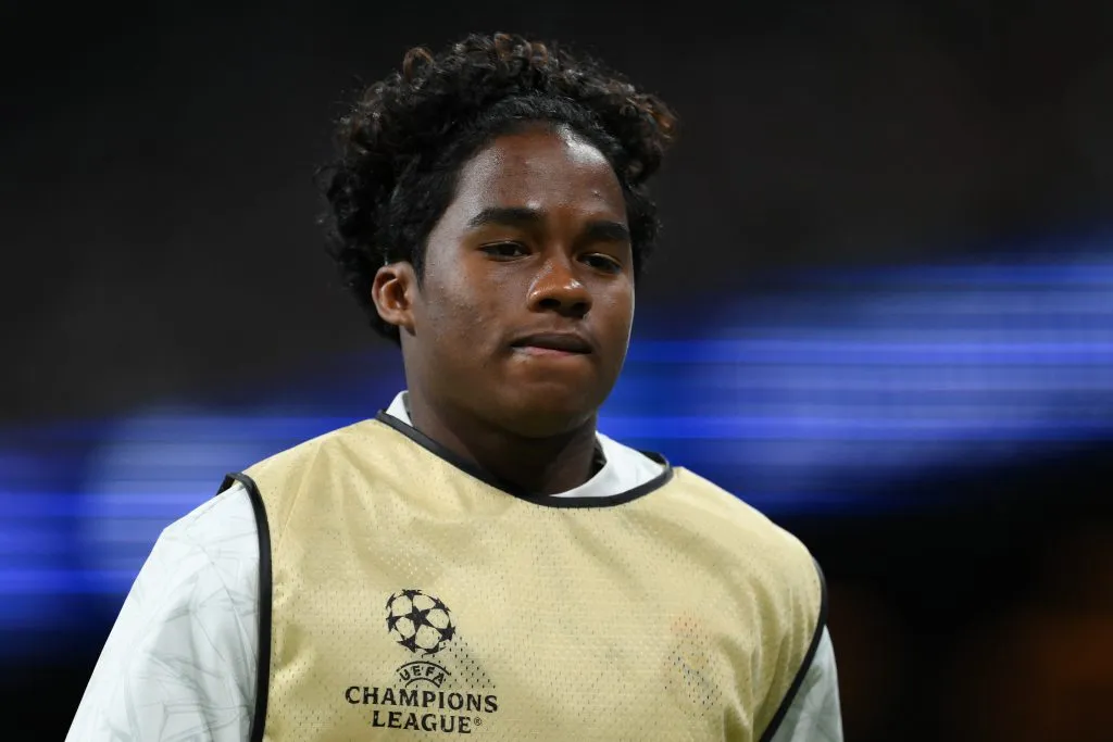 Endrick pouco vem jogando (Photo by David Ramos/Getty Images)