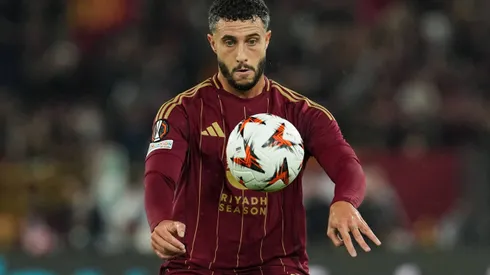 Mario Hermoso of AS Roma during the Europa League football match between AS Roma and Dynamo Kyiv at Olimpico stadium in Rome Italy, October 24, 2024. antoniettaxbaldassarre