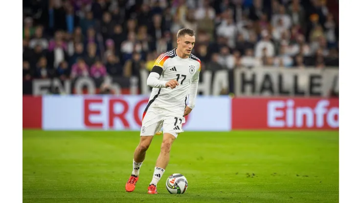 Wirtz em campo na partida entre Alemanha e Holanda, no dia 14 de outubro de 2024. (Moritz Müller / Alamy Stock Photaleo)