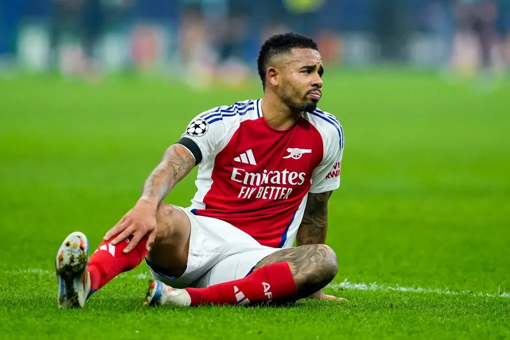 Gabriel Jesus enfrenta fase abaixo no Arsenal, mas disse que vai trabalhar para mudar isso. foto: IMAGO /&nbsp;Giuseppe Maffia