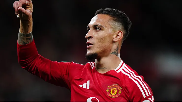Antony, pelo Manchester United. foto: IMAGO / PA Images