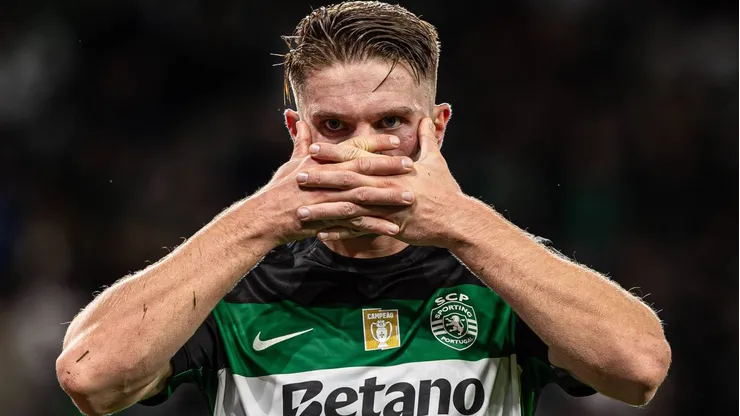 Gyokeres pode deixar o Sporting no verão de 2025. O Manchester United estaria analisando a troca de um jogador para trazê-lo. Foto: IMAGO / ZUMA Press Wire