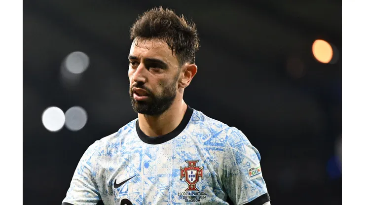 Bruno Fernandes durante a partida entre Escócia e Portugal, no dia 15 de outubro de 2024. (Sportimage Ltd / Alamy Stock Photo)