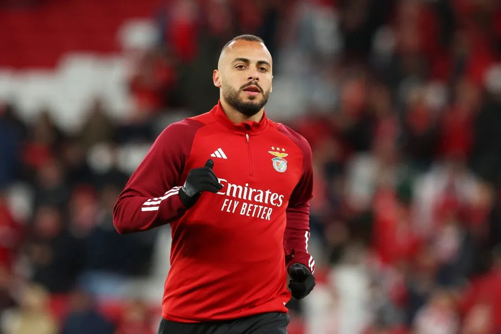 Arthur Cabral em campo pelo Benfica (Photo by Carlos Rodrigues/Getty Images)