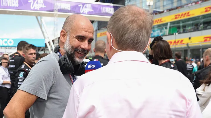 Guardiola durante etapa da Fórmula 1. Foto: Ryan Pierse/Getty Images