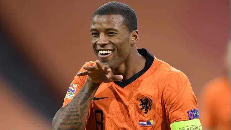 Corinthians pode fechar a contratação de Wijnaldum se isso acontecer (Photo by John Thys - Pool/Getty Images)