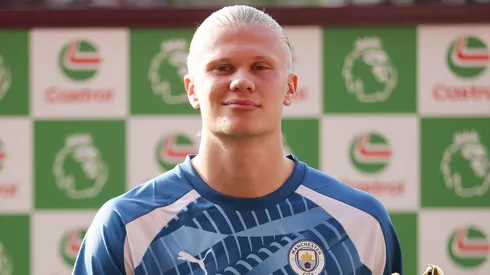 Haaland deixa o Barcelona de lado e prioriza acordo com outro gigante europeu (Photo by Alex Pantling/Getty Images)