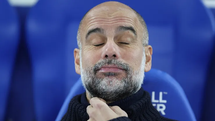 Pep Guardiola treinado do Manchester City