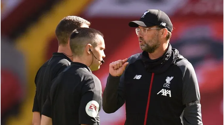 Árbitro que xingou Klopp é afastado. Foto: Oli Scarff/Pool via Getty Images