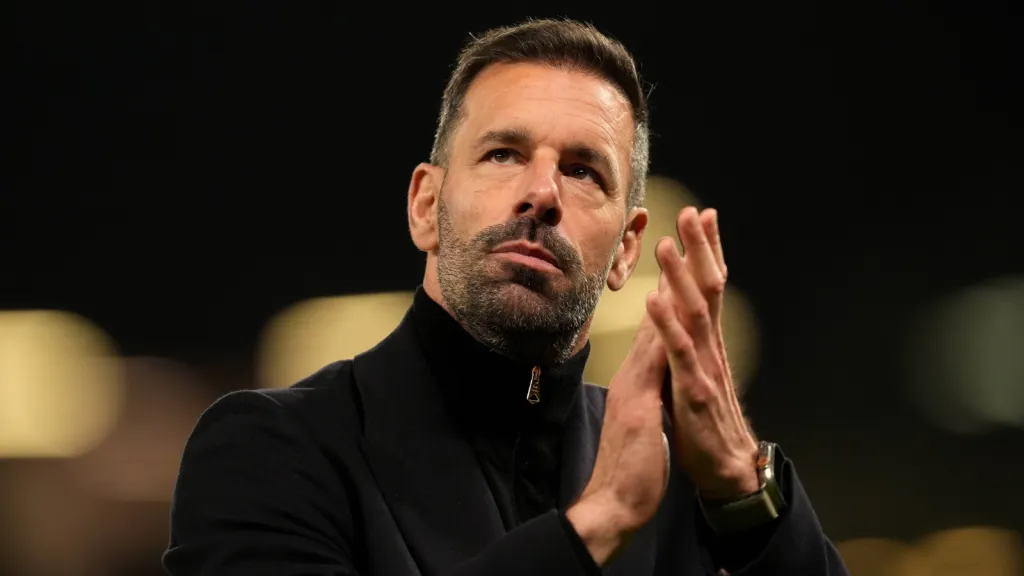 Ruud&nbsp;van Nistelrooy em partida como treinador do Manchester United (Foto: IMAGO / PA Images)