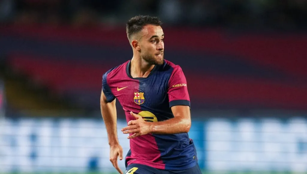 Eric García em campo pelo Barcelona. Ele é alvo de 2 clubes da Premier League (IMAGO / Pressinphoto)