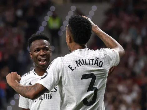 Vini Jr. promete a Militão que merengues vencerão a Champions