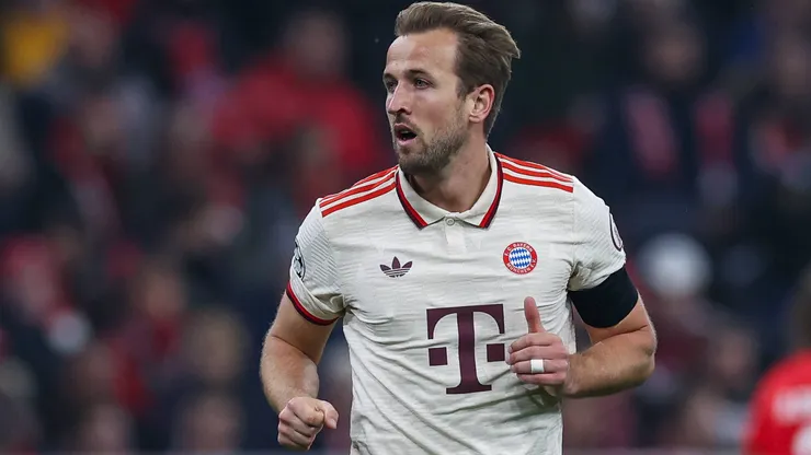 Harry Kane em partida pelo Bayern de Munique