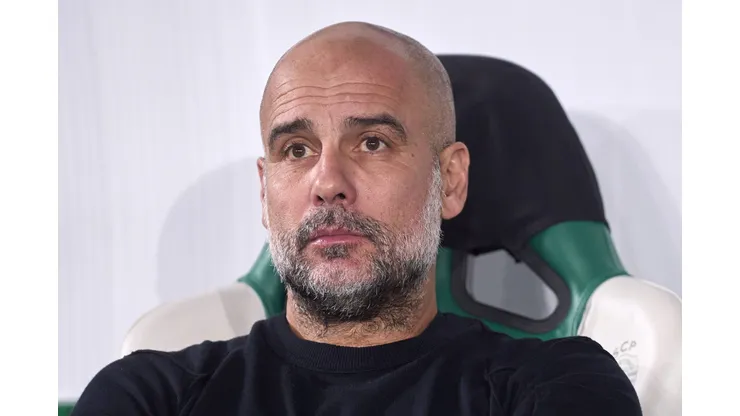 Sporting Clube de Portugal v Manchester City - UEFA Champions League 2024/25 League Phase MD4 Pep Guardiola, Head Coach of Manchester City, looks on prior to the UEFA Champions League match between Sporting CP and Manchester City at Jose Alvalade Stadium in Lisbon, Portugal, on November 5, 2024. Lisbon, Portugal Lisbon Portugal PUBLICATIONxNOTxINxFRA Copyright: xJosexManuelxAlvarezxReyx originalFilename:alvarezrey-notitle241105_np8wb.jpg