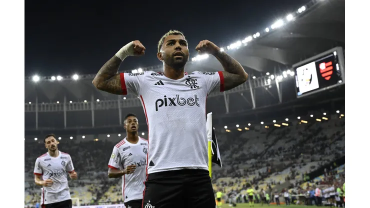 Rio de Janeiro, Brazil, 2nd June 2024: Gabriel Barbosa, Gabigol of Flamengo celebrates after scoring a goal during the Campeonato Brasileiro Serie A football match between Vasco da Gama and Flamengo at the Maracana Stadium in Rio de Janeiro, Brazil. Andre Ricardo / SPP PUBLICATIONxNOTxINxBRAxMEX Copyright: xAndrexRicardox/xSPPx spp-en-AnRiSp-RCA_Durao_VascoXFlamengo-27