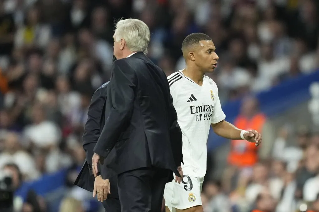 Mbappé não estaria satisfeito com a forma de jogar de Ancelotti. Foto: IMAGO / NurPhoto
