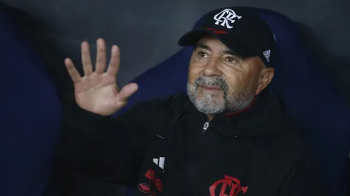 Jorge Sampaoli ainda nos tempos de Flamengo, em 2023.