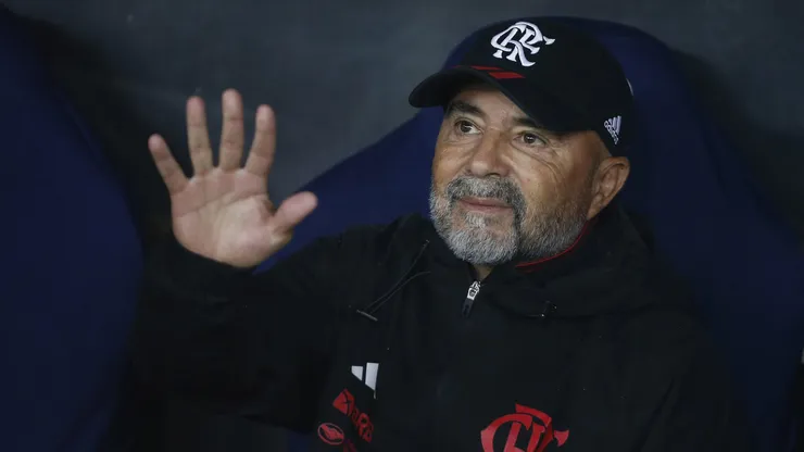Jorge Sampaoli ainda nos tempos de Flamengo, em 2023.