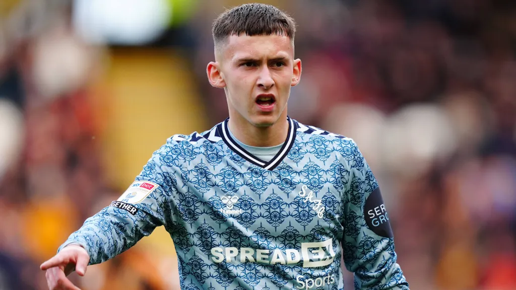 Chris Rigg em partida pelo Sunderland (Foto: IMAGO / PA Images)