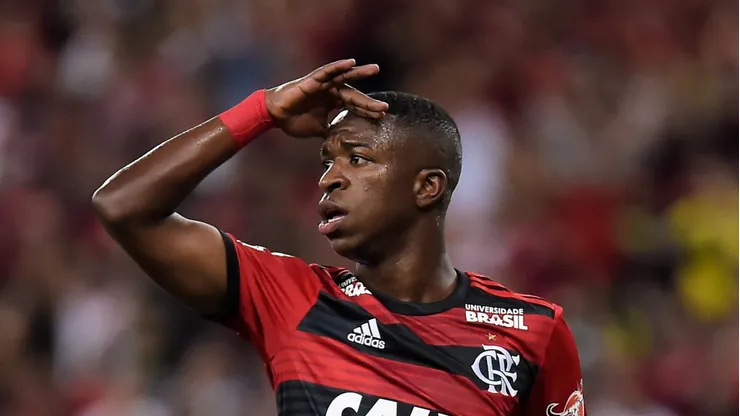 Vini Jr. quando defendia o Flamengo - Foto: Reprodução/Web