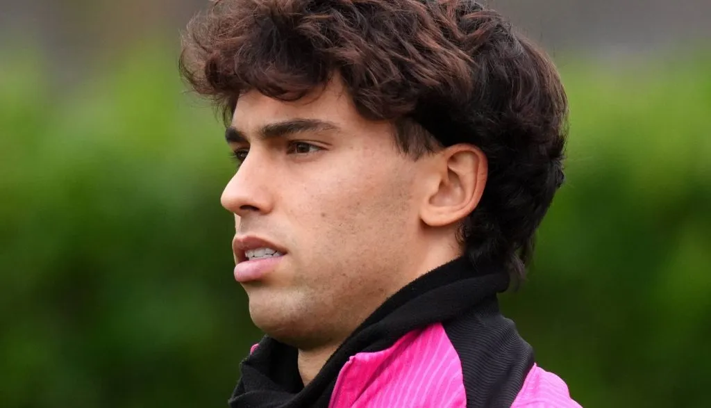 João Félix no centro de treinamento do Chelsea (IMAGO PA Images)