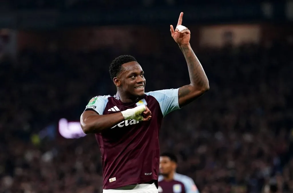 Jhon Durán, atacante do Aston Villa. foto: IMAGO /&nbsp;PA Images