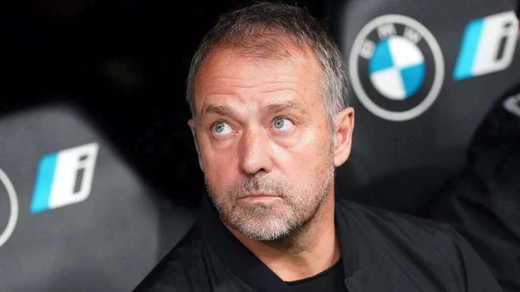 Hansi Flick, treinador do Barcelona. foto: IMAGO / ABACAPRESS