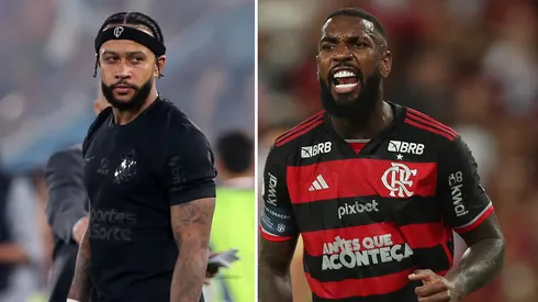 Corinthians quer contratar meia de peso para 2025. Fotos: Daniel Jayo e Wagner Meier/Getty Imagens