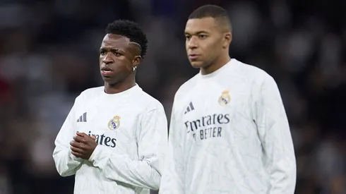 Vinicius Júnior tem forte conversa com Mbappé após derrota do Real Madrid Não podemos.... Foto: IMAGO / ZUMA Press Wire