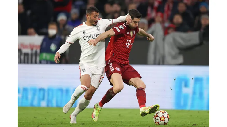 Bayern e Benfica jogaram na fase de grupos da Liga dos Campeões em 2021-22 (Foto: Alexander Hassenstein/Getty Images)