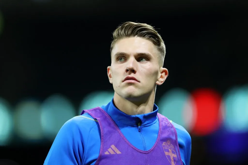 Gyokeres em ação pelo Sporting. (Photo by Linnea Rheborg/Getty Images)