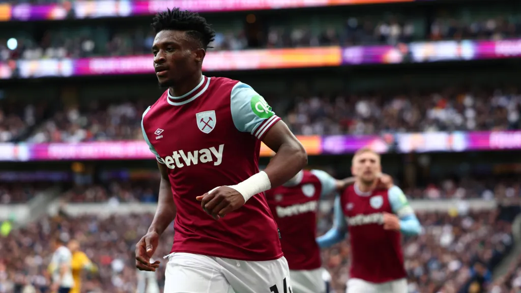 Mohammed&nbsp;Kudus em partida pelo West Ham (Foto: IMAGO / Action Plus)