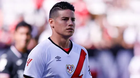 James Rodríguez em partida pelo Rayo Vallecano