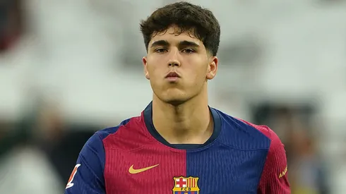 Pau Cubarsí em partida pelo Barcelona