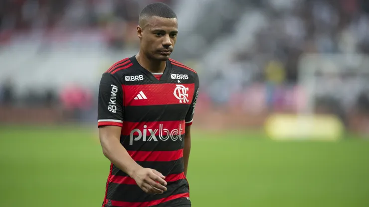 Nicolás De La Cruz em partida pelo Flamengo
