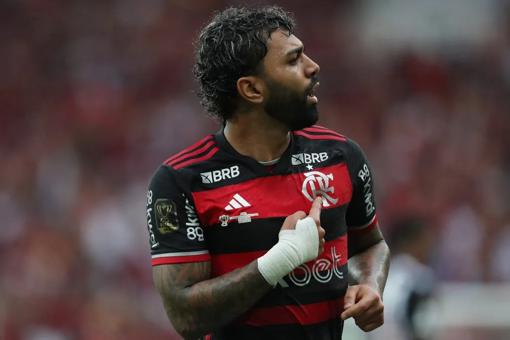 Gabigol com atuando pelo Flamengo