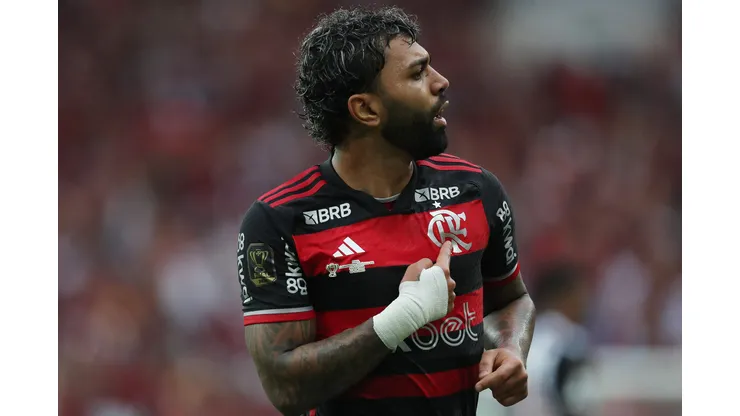 O reencontro entre Gabigol e Flamengo aquece o duelo no Mineirão, pela sétima rodada do Brasileirão. (Photo by Wagner Meier/Getty Images)