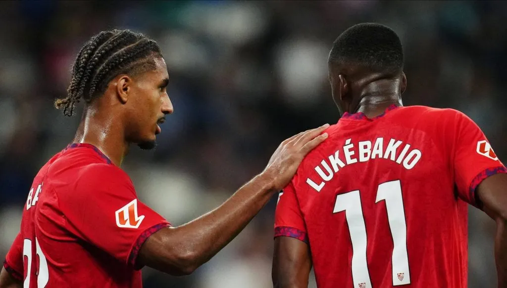 Badé e Lukébakio pelo Sevilla (IMAGO Pressinphoto)
