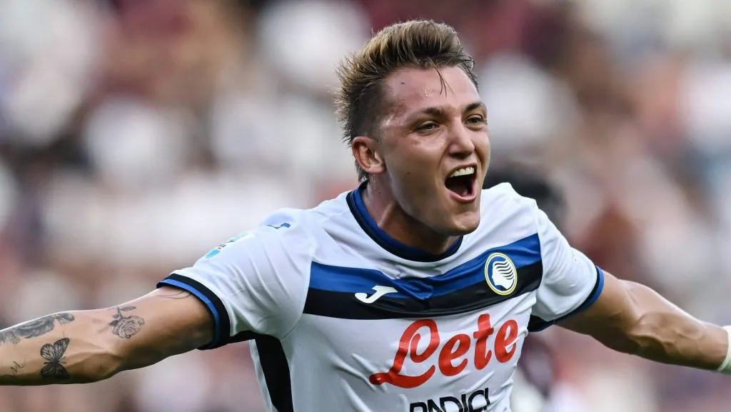 Campeonato de futebol Serie A / Torino-Atalanta: comemoração do gol de Mateo Retegui.