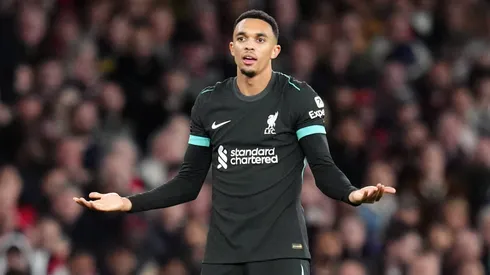 Trent Alexander-Arnold em partida pelo Liverpool